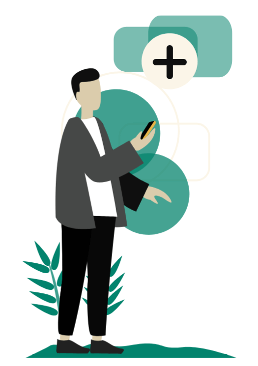 BXConnect mobile app showing behavioral health tracking